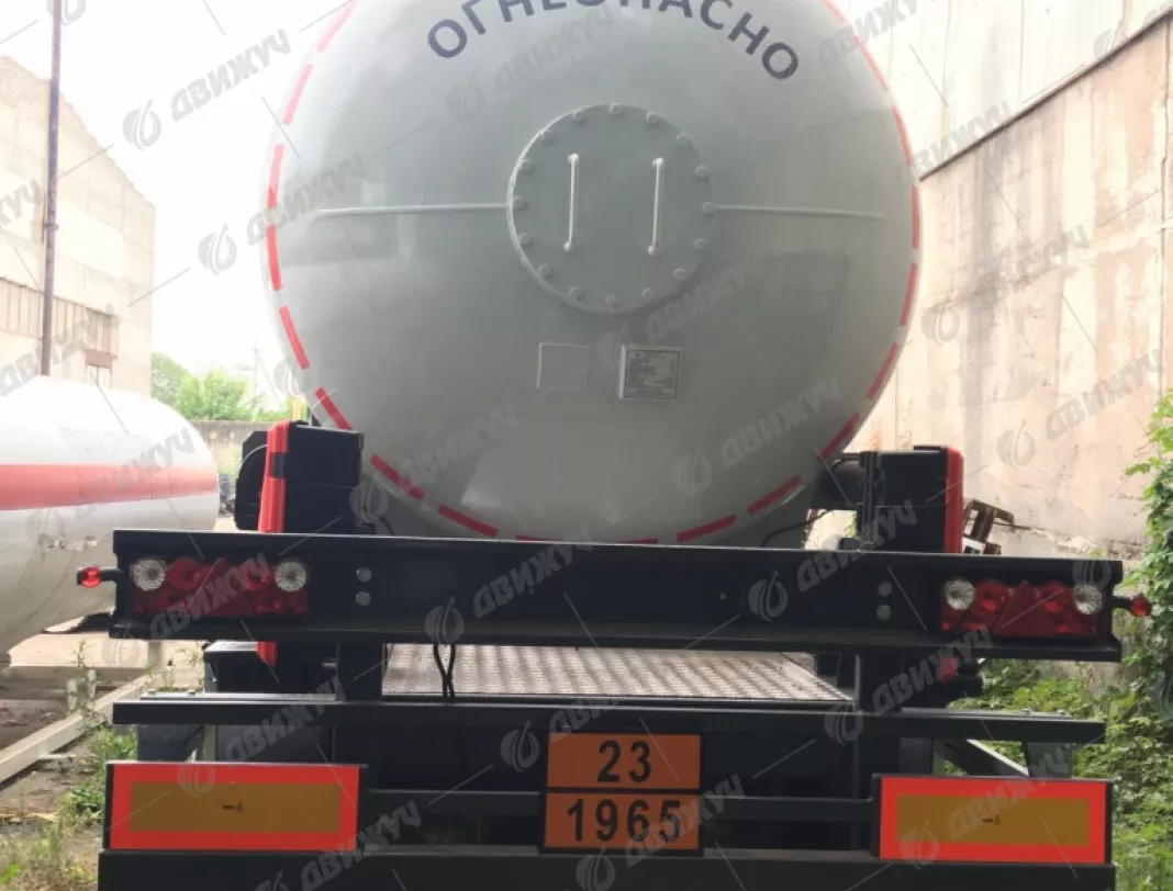 Полуприцеп-цистерна объемом 46 куб.м. для транспортировки СУГ