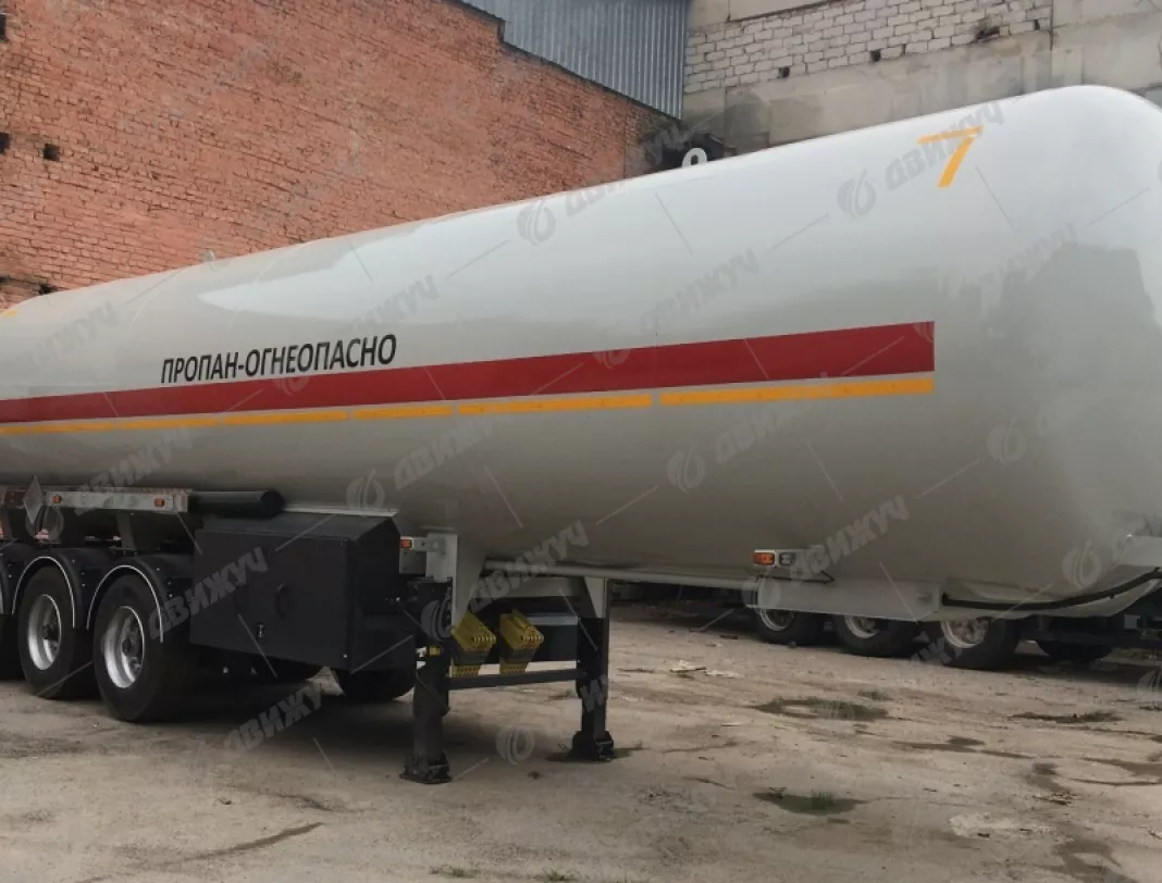 Полуприцеп-цистерна объемом 46 куб.м. для транспортировки СУГ