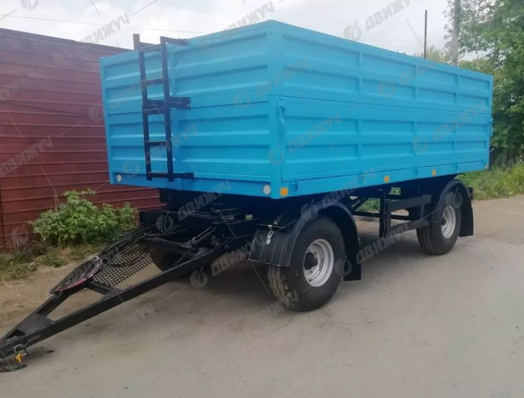 Прицеп тракторный самосвальный - 6,5 (без запасного колеса и надставных бортов)