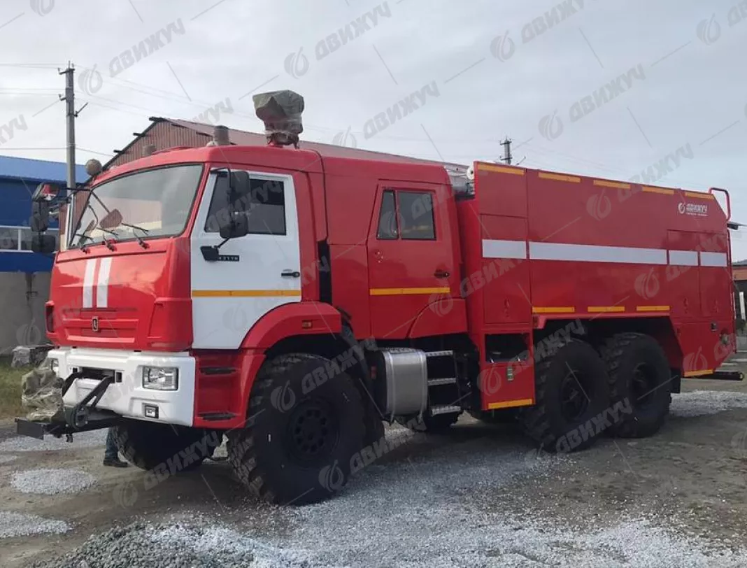 Аэродромный пожарный автомобиль АА-8,0-60 на базе КАМАЗ 43118 