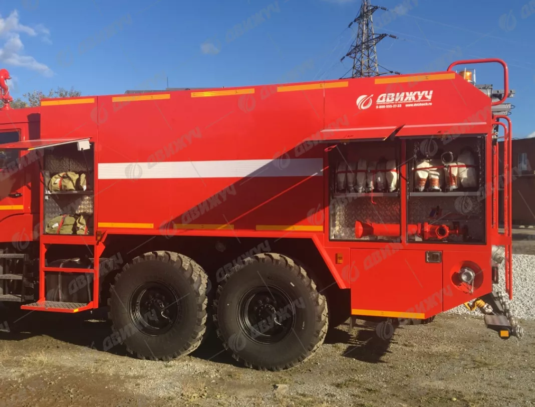 Аэродромный пожарный автомобиль АА-8,0-60 на базе КАМАЗ 43118 