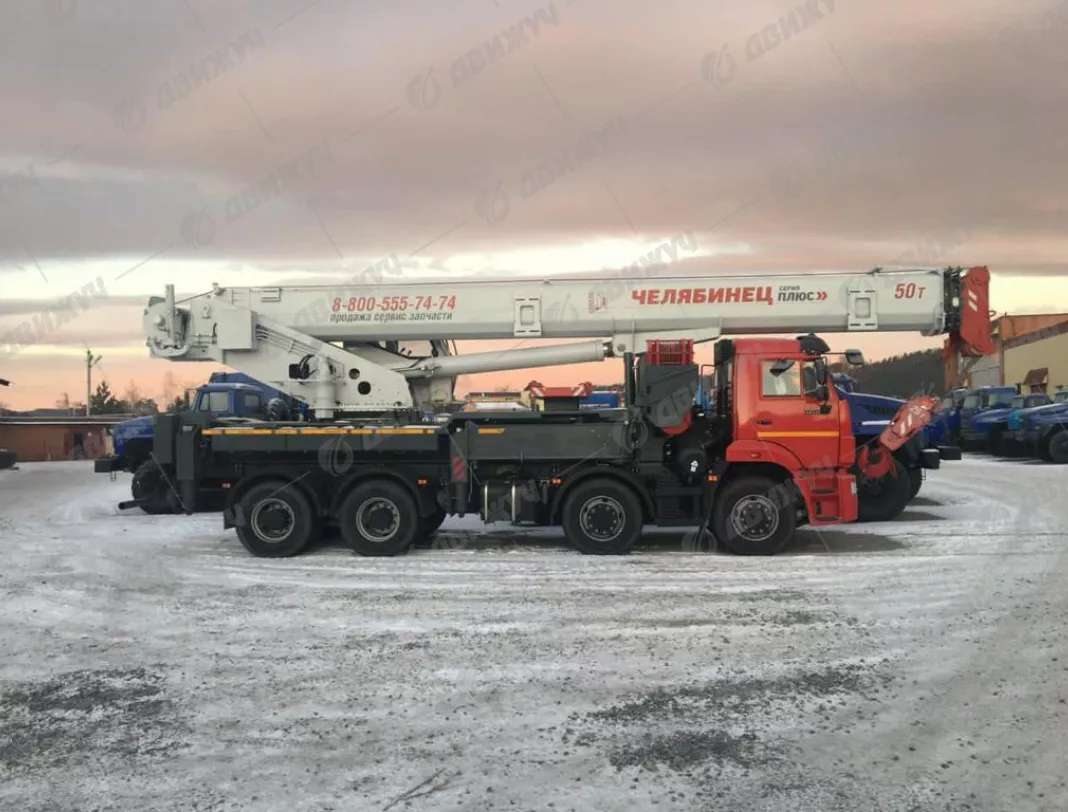 Автокран «Челябинец» КС-65717 на шасси КамАЗ 65201-53 