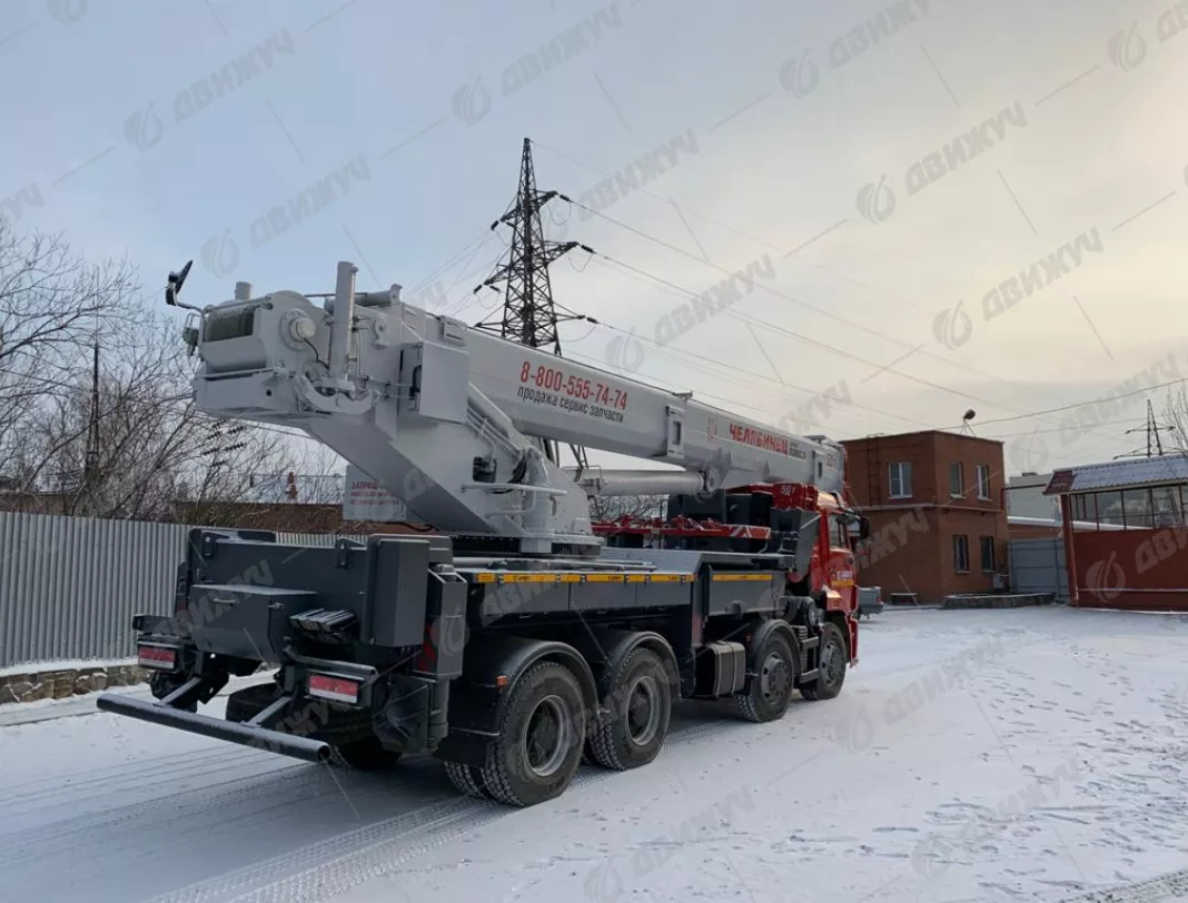 Автокран «Челябинец» КС-65717 на шасси КамАЗ 65201-53 