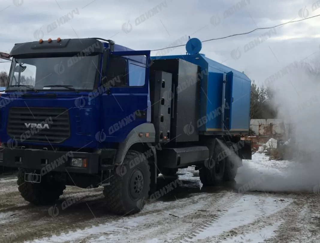 ППУА 1600/100 на шасси Урал 4320-16И03 (КПГ шасси и навесного оборудования)