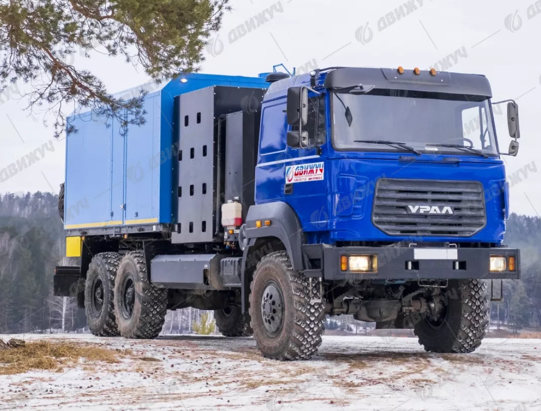 ППУА 1600/100 на шасси Урал 4320-16И03 (КПГ шасси и навесного оборудования)