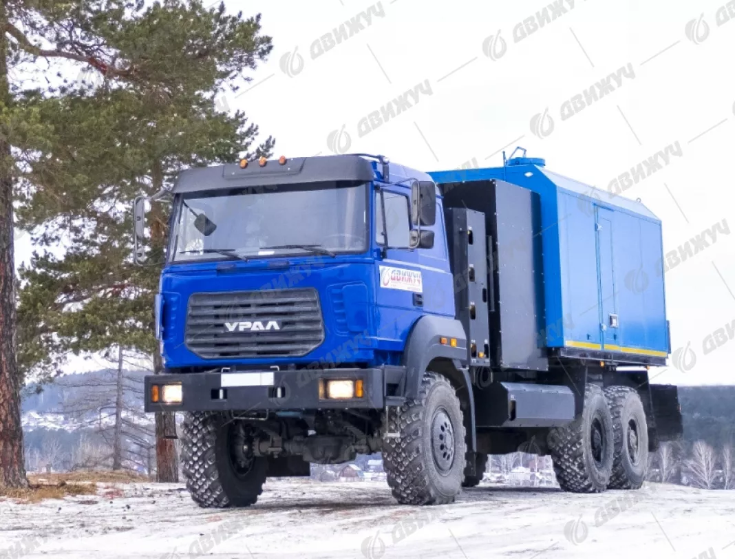 ППУА 1600/100 на шасси Урал 4320-16И03 (КПГ шасси и навесного оборудования)