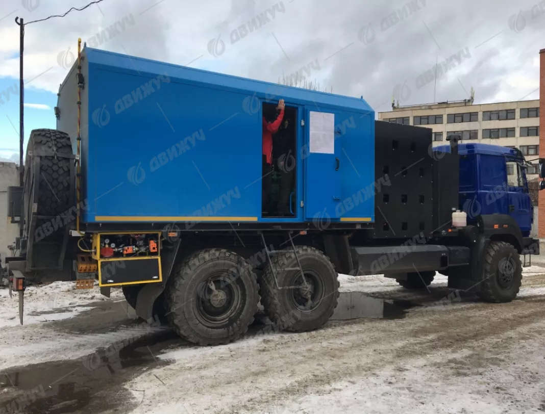 ППУА 1600/100 на шасси Урал 4320-16И03 (КПГ шасси и навесного оборудования)