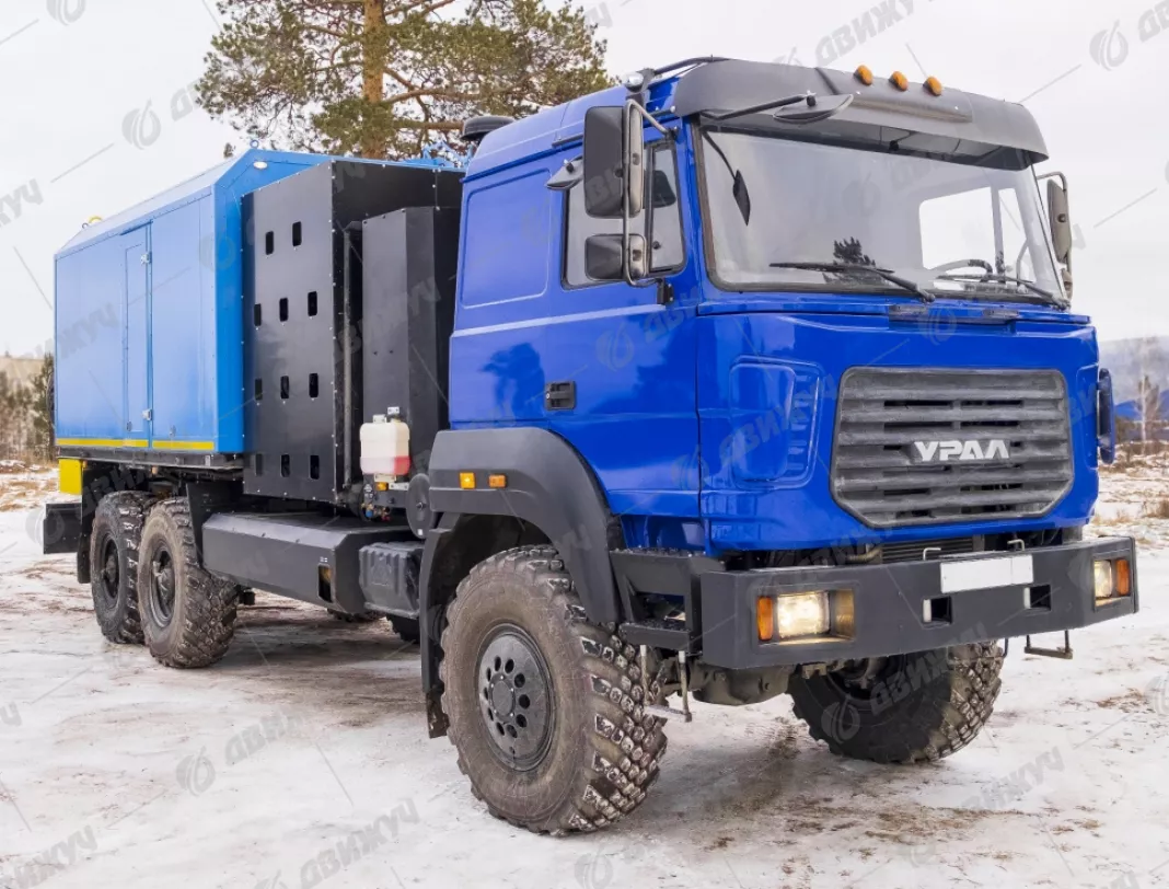 ППУА 1600/100 на шасси Урал 4320-16И03 (КПГ шасси и навесного оборудования)