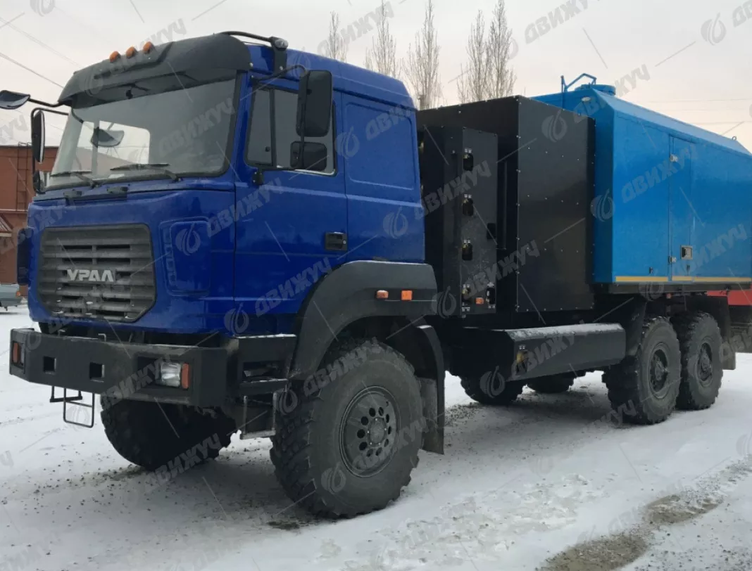 ППУА 1600/100 на шасси Урал 4320-16И03 (КПГ шасси и навесного оборудования)