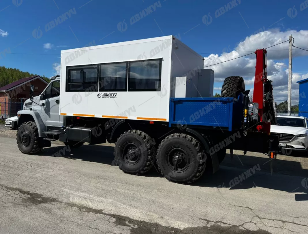 ГПА на шасси Урал Next 4320-72E5 с КМУ AMCO VEBA 808N