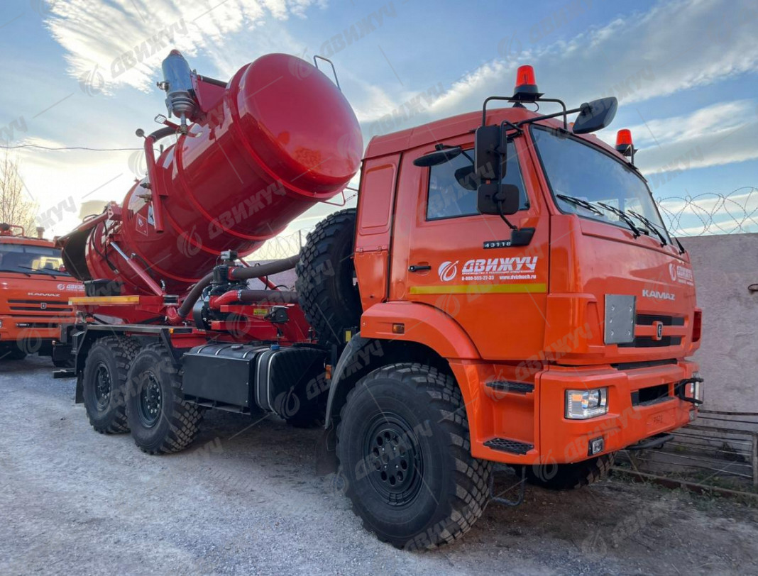 АКНС-10 на шасси Камаз 43118-48 (насос DL-250)