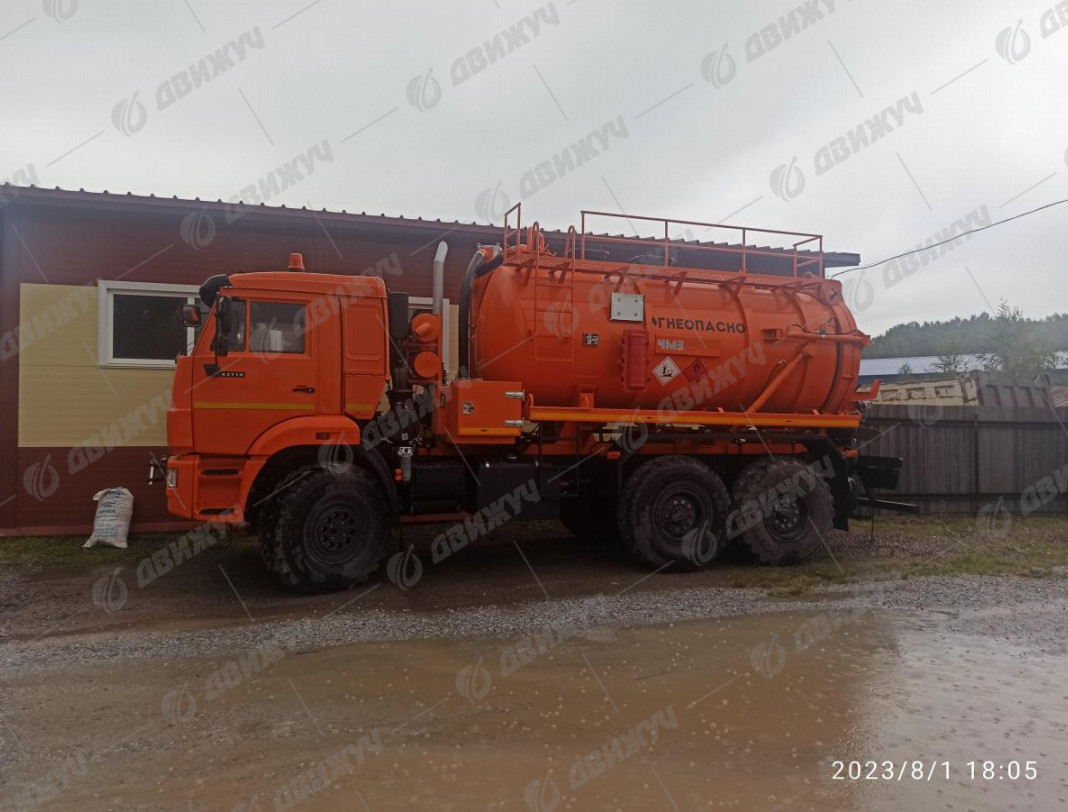 АКНС-10 на шасси Камаз 43118-50 (насос PNR-124)