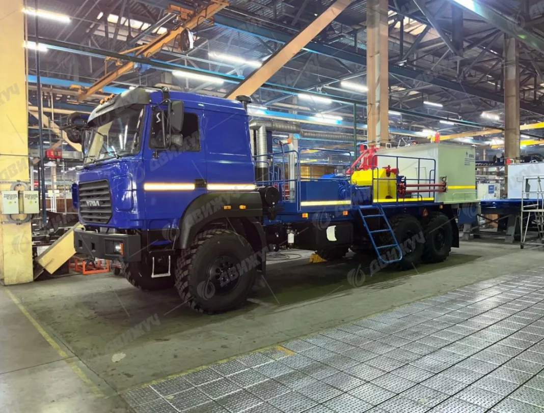 Цементировочный агрегат ЦА-320 на шасси Урал 4320-58 без ВПБ