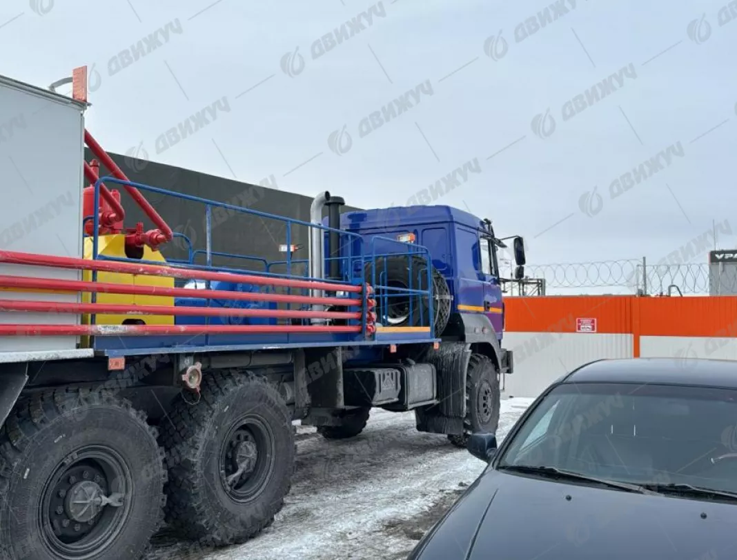 Цементировочный агрегат ЦА-320 на шасси Урал 4320-58 без ВПБ