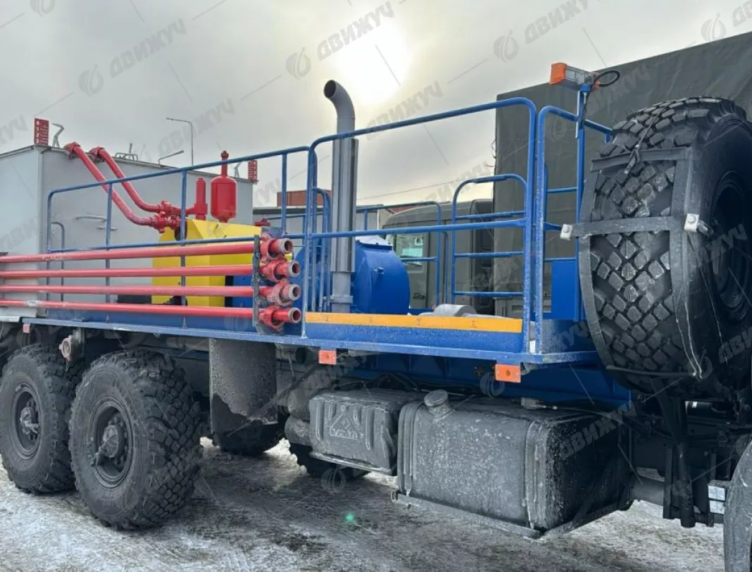 Цементировочный агрегат ЦА-320 на шасси Урал 4320-58 без ВПБ