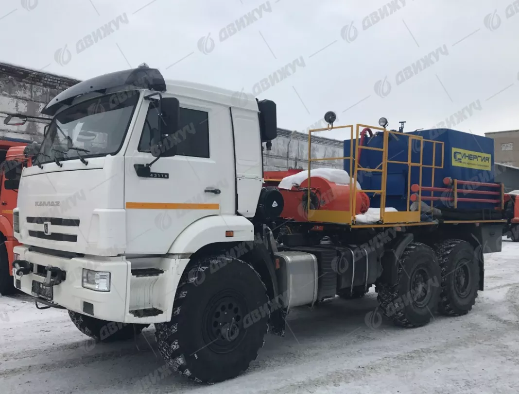 Цементировочный агрегат СИН35 на шасси КАМАЗ 43118-50 без ВПБ