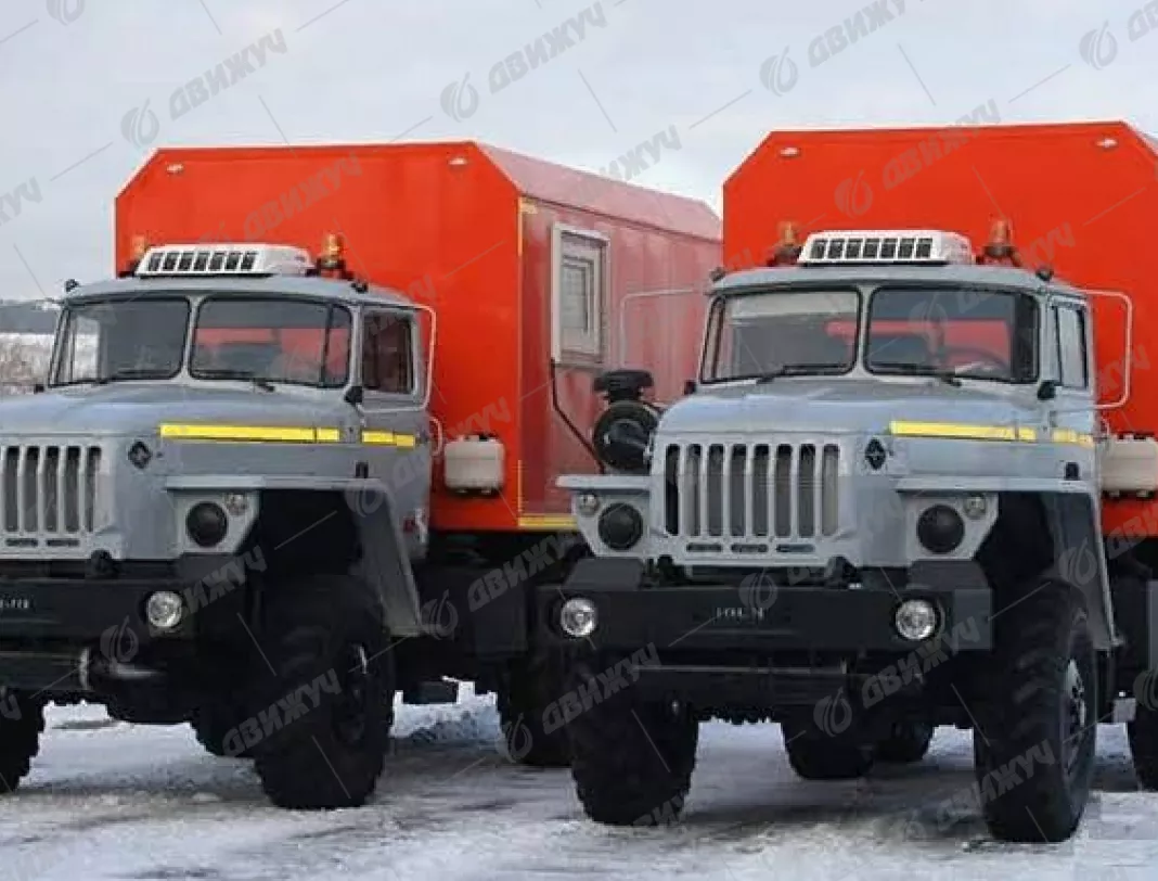 Автомобиль для перевозки опасных грузов (ВВ) на шасси Урал 4320