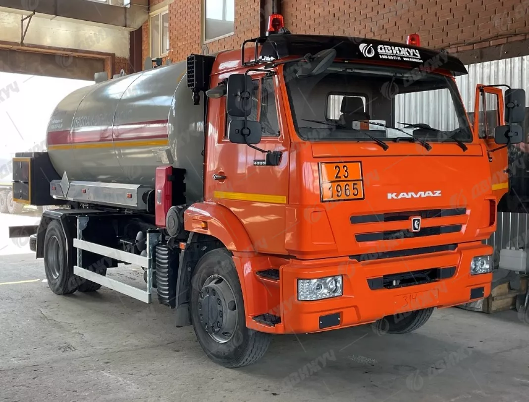 Газовоз АЦТ-10(12) на шасси КАМАЗ 43253