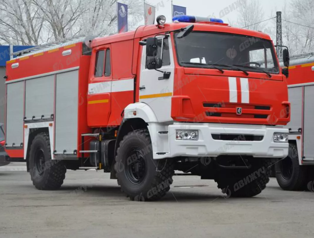 Автоцистерна пожарная АЦ-3,0-40 на шасси КАМАЗ-43502