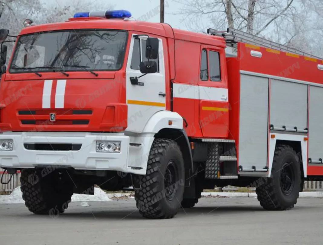 Автоцистерна пожарная АЦ-3,0-40 на шасси КАМАЗ-43502