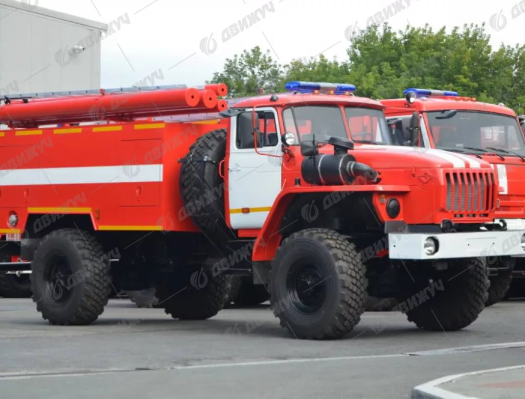 Автоцистерна пожарная АЦ-4,0-40 на шасси Урал-43206 