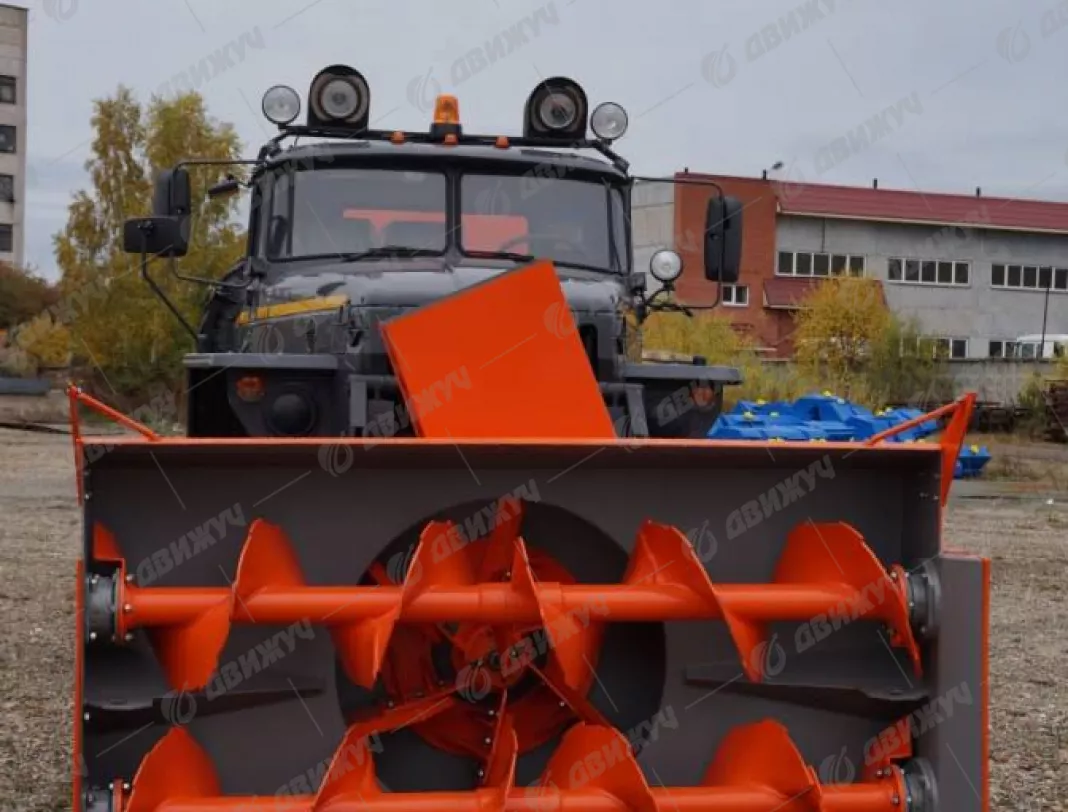 Шнекороторный снегоочиститель двухмоторный 