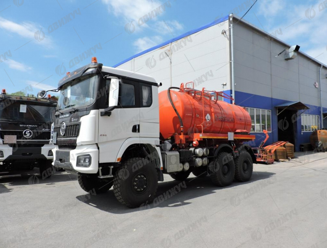 АКН-ОД 14 на шасси Shacman X3000 6х6 (SX42586V385) (Односкатная ошиновка)