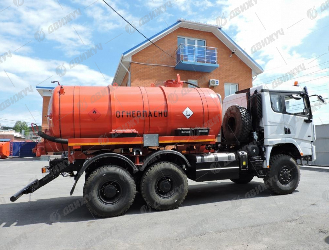 АКН-ОД 14 на шасси Shacman X3000 6х6 (SX42586V385) (Односкатная ошиновка)