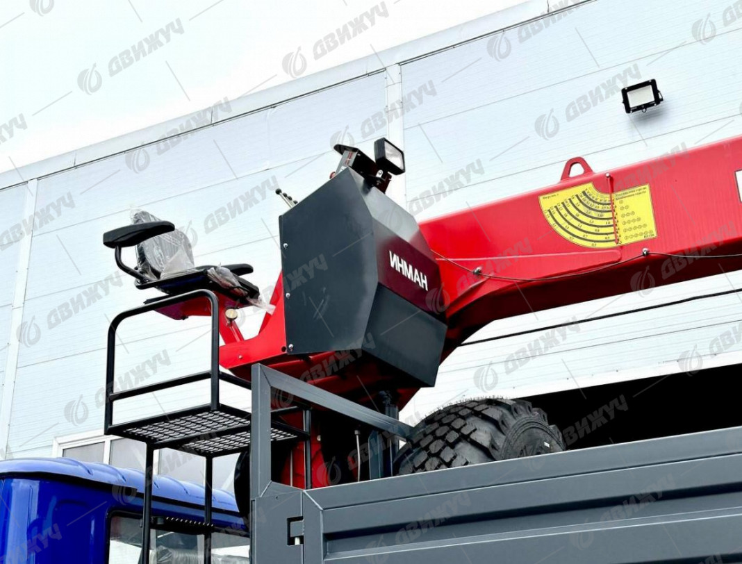 Бортовой Урал 4320 (капотный) с КМУ  ИТ-150 (тросовый)