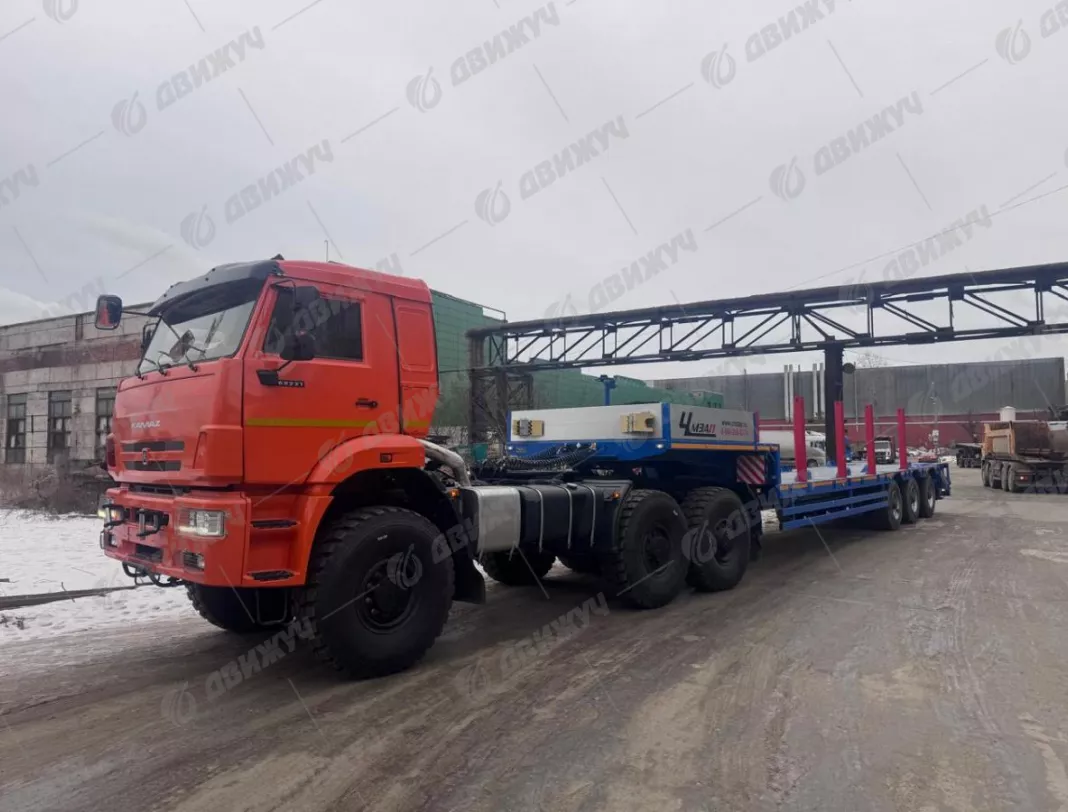 Полуприцеп – тяжеловоз  ЧМЗАП-99064-081-ККТГ среднерамный