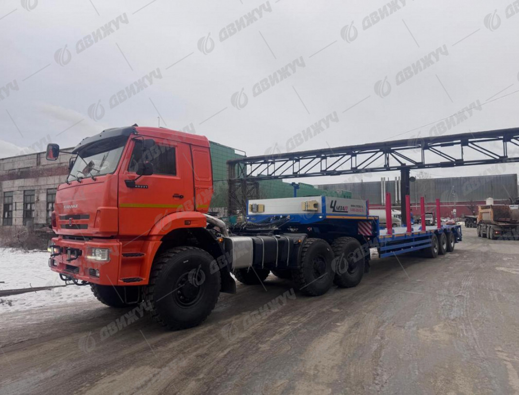 Полуприцеп – тяжеловоз  ЧМЗАП-99064-081-ККТГ среднерамный