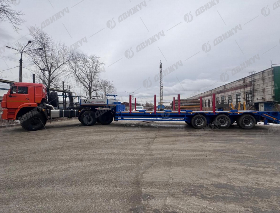 Полуприцеп – тяжеловоз  ЧМЗАП-99064-081-ККТГ среднерамный