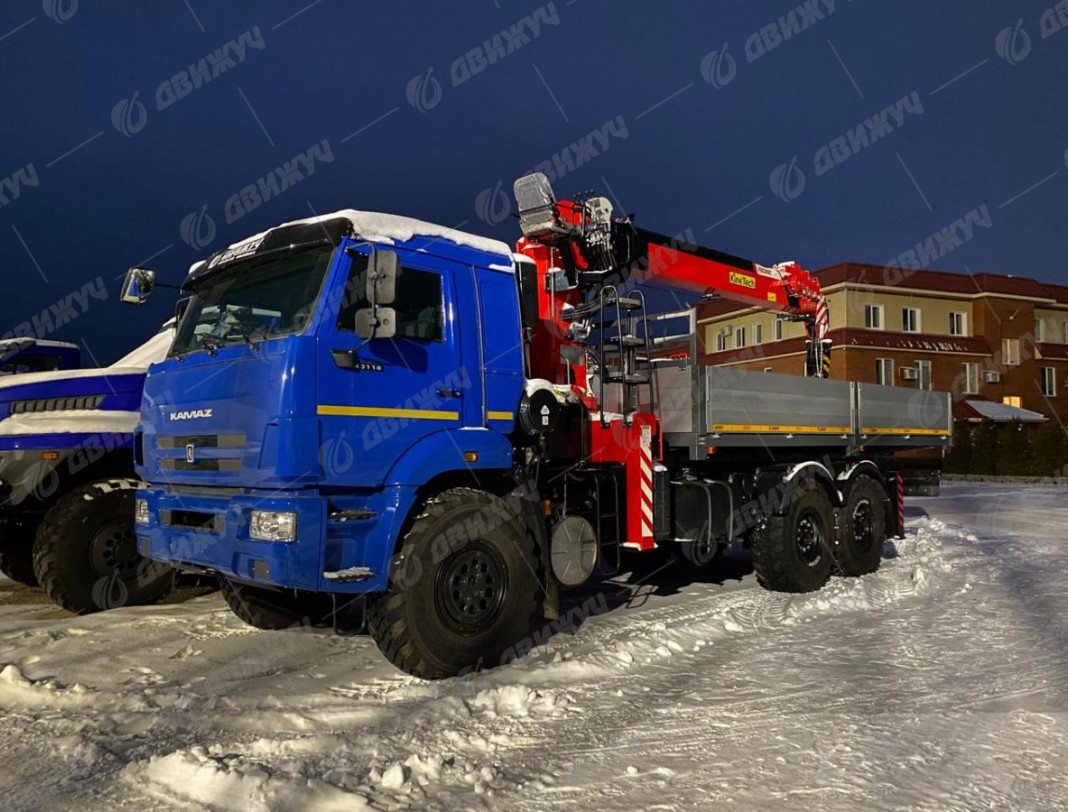Бортовой камаз 43118-3090-76 (RR) с КМУ KineТесh FSC 200С
