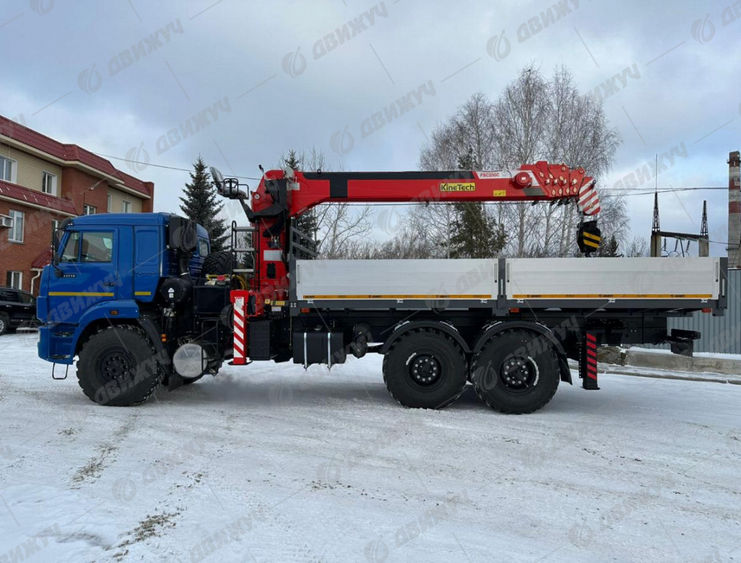 Бортовой камаз 43118-3090-76 (RR) с КМУ KineТесh FSC 200С