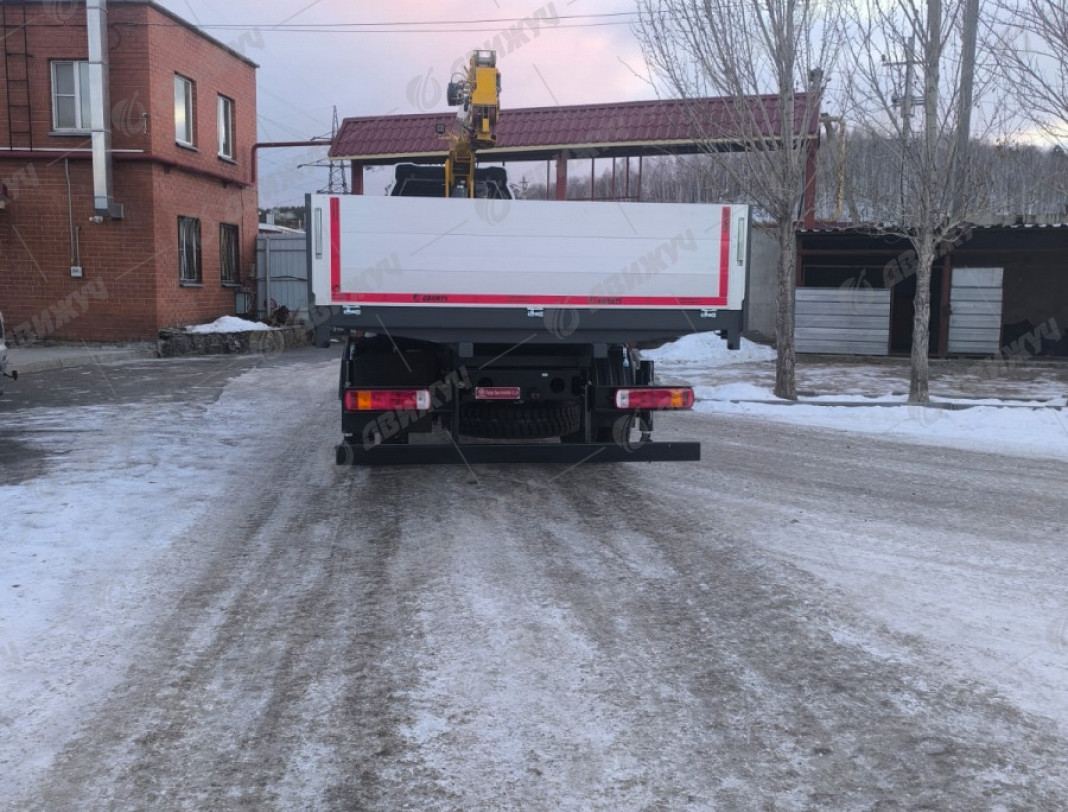 Бортовой автомобиль DAYUN X120 c КМУ XCMG SQS125