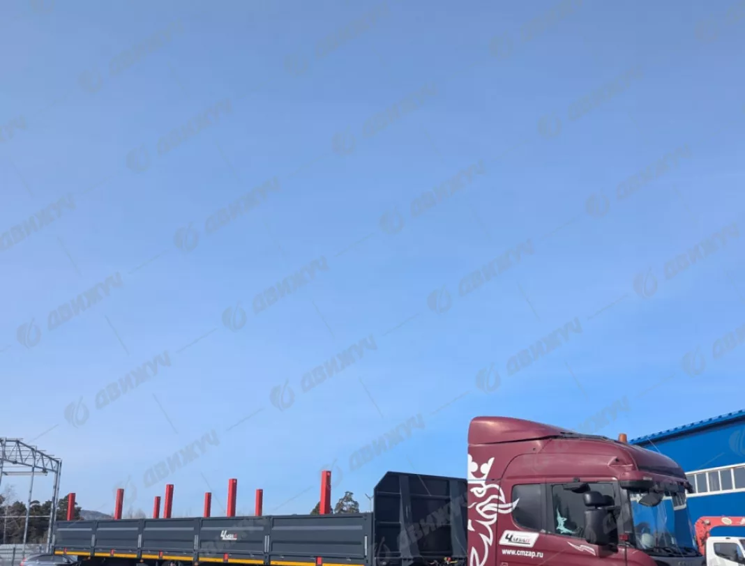 Бортовой полуприцеп 2-х осный (ЧМЗАП 93853-038БАК)