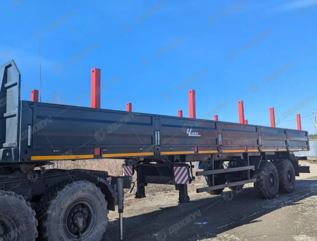 Бортовой полуприцеп 2-х осный (ЧМЗАП 93853-038БАК)
