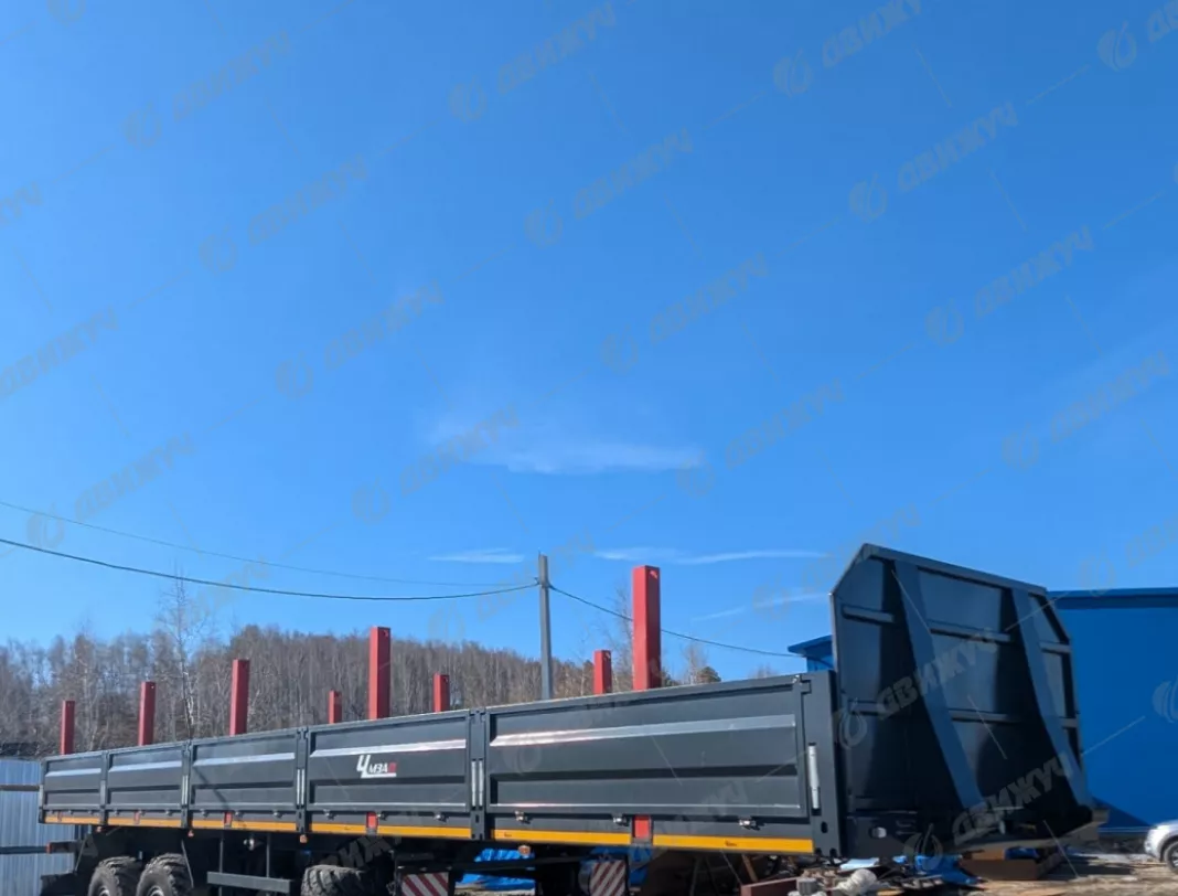 Бортовой полуприцеп 2-х осный (ЧМЗАП 93853-038БАК)