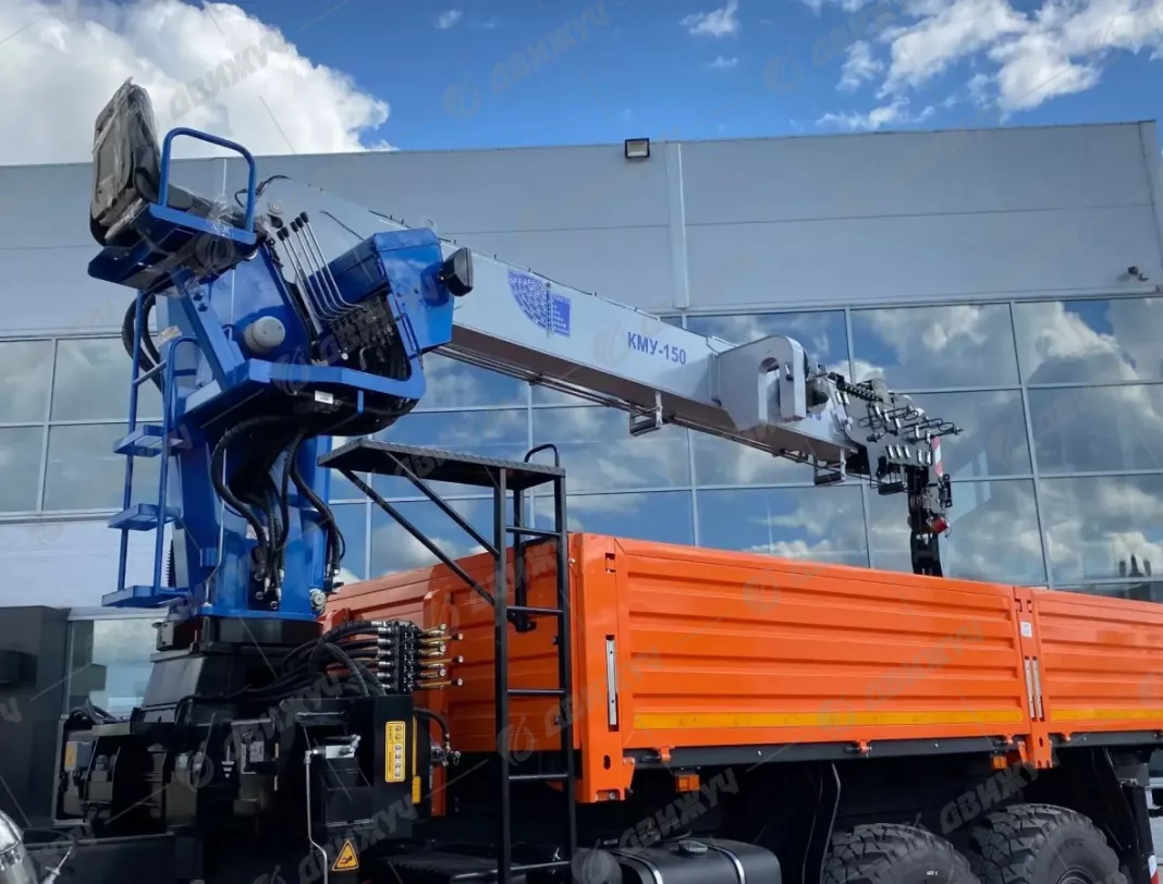 Бортовой КАМАЗ 43118-50 c КМУ Галичанин 150 и люлькой