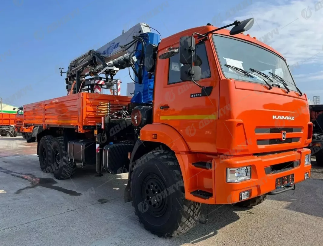 Бортовой КАМАЗ 43118-50 c КМУ Галичанин 150 и люлькой