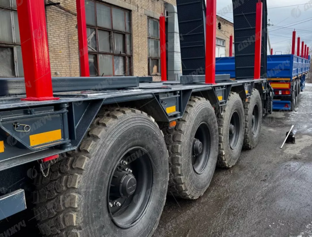 Полуприцеп-тяжеловоз ЧМЗАП 99903-0000041-КУ4 высокорамный