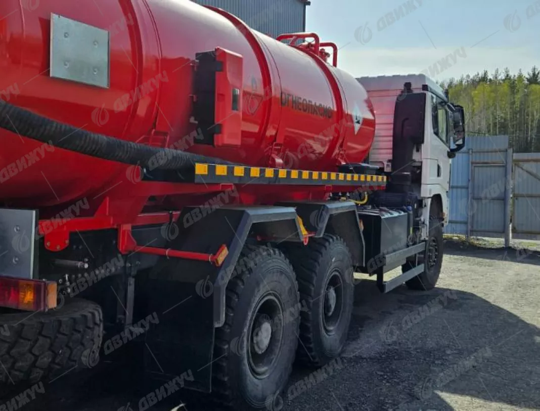 АКН-ОД 14 на шасси Shacman X3000 6х6 (SX42586V385) (Односкатная ошиновка)