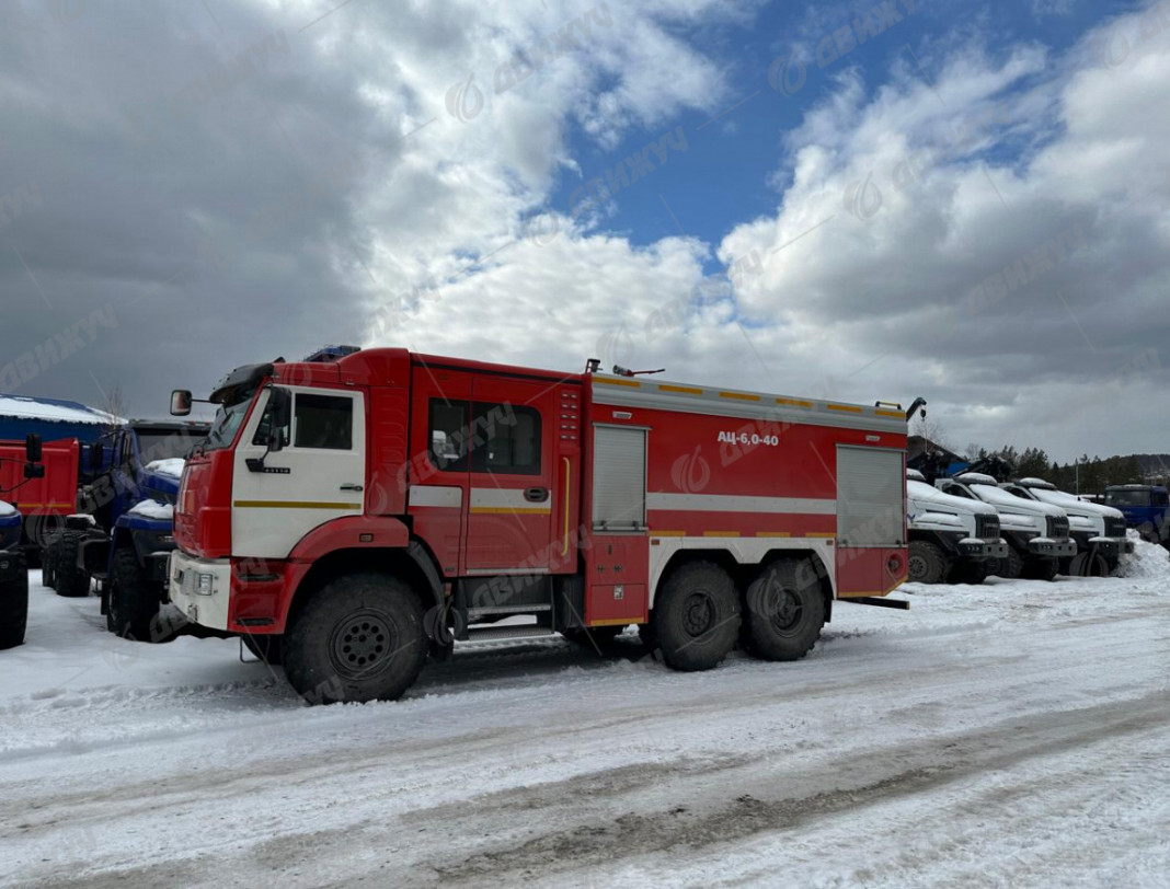 Автоцистерна пожарная АЦ-6,0-40 на шасси Камаз 43118
