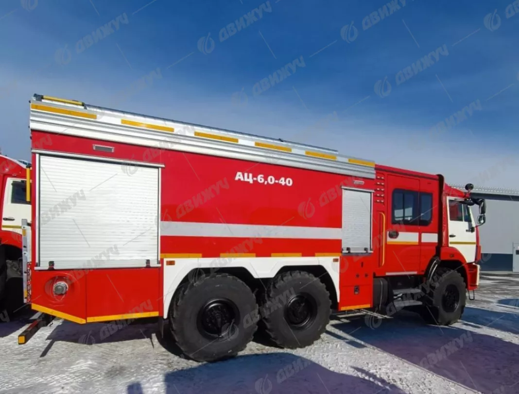 Автоцистерна пожарная АЦ-6,0-40 на шасси Камаз 43118