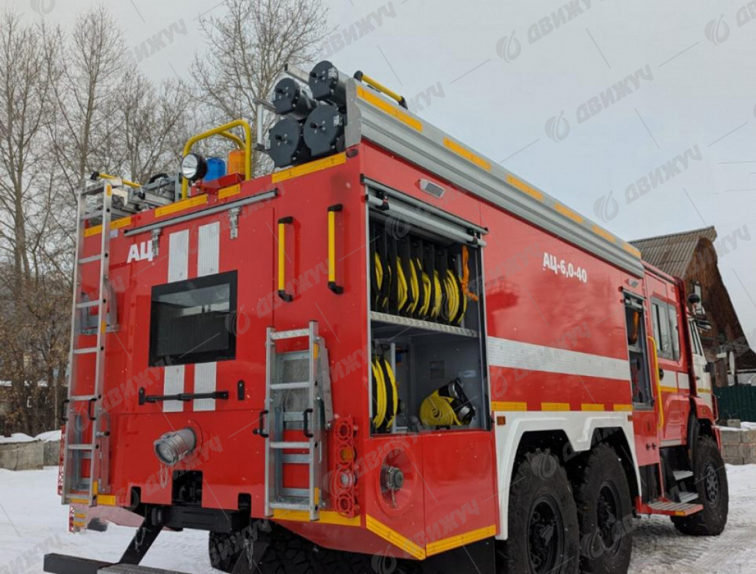Автоцистерна пожарная АЦ-6,0-40 на шасси Камаз 43118