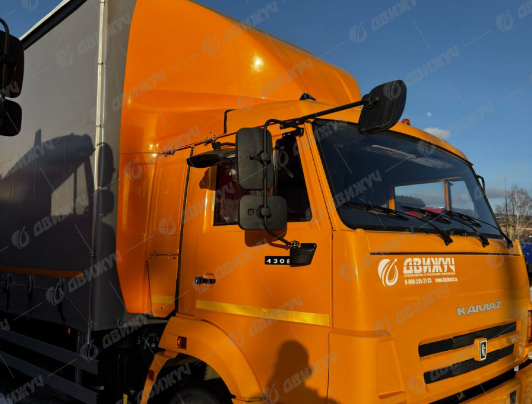 Еврофургон  тентованный K7B002 на шасси КАМАЗ 4308-3084-69