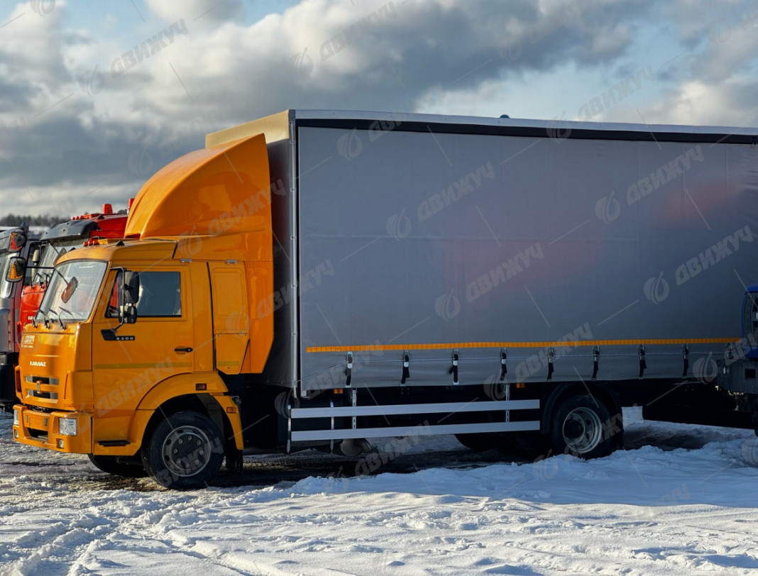 Еврофургон  тентованный K7B002 на шасси КАМАЗ 4308-3084-69