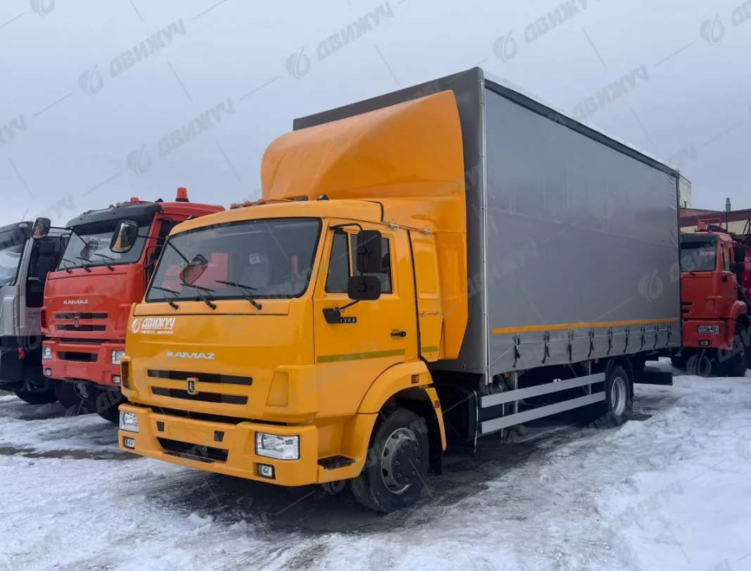 Еврофургон  тентованный K7B002 на шасси КАМАЗ 4308-3084-69