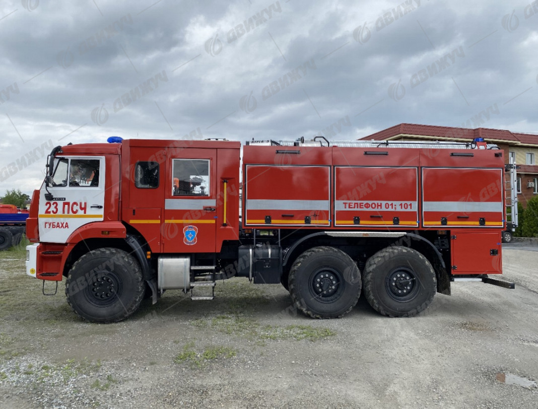 Автоцистерна пожарная АЦ-5,0-70 на шасси Камаз 43118