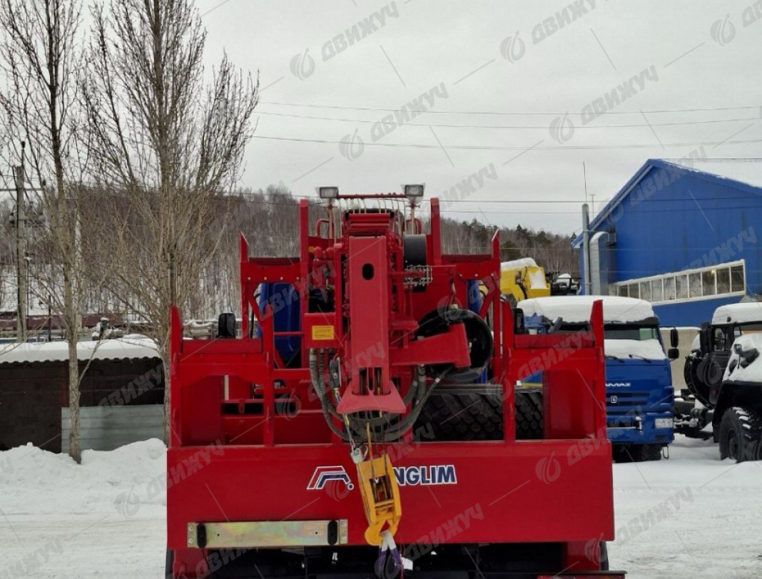 Бурильно-крановая машина БКМ с Kanglim KDC 5600 на шасси Урал NEXT 5557-72